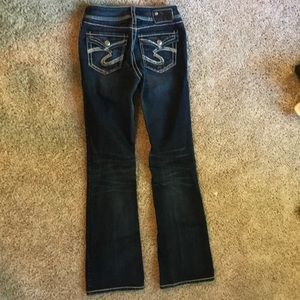 Silver Suki Flap Jeans size 26/32